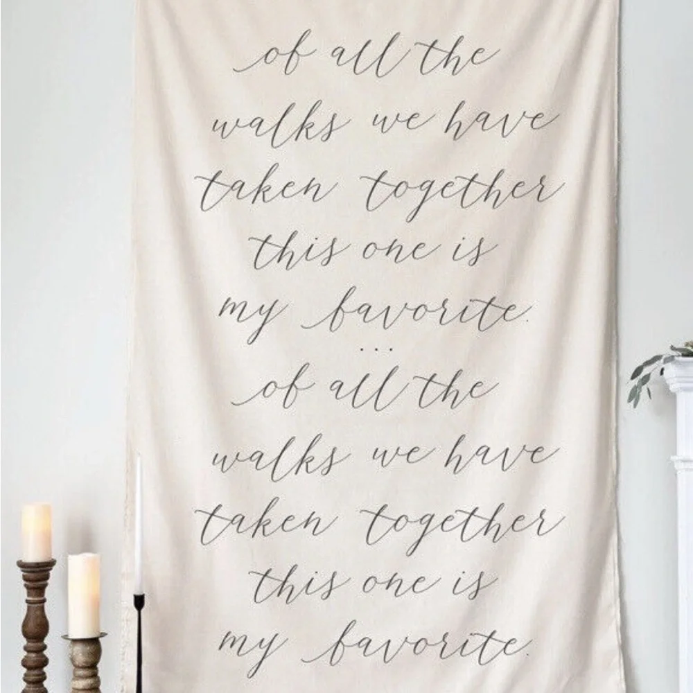 Style Me Pretty wedding backdrop Wall TapestryTOILE DE FOND banner decor